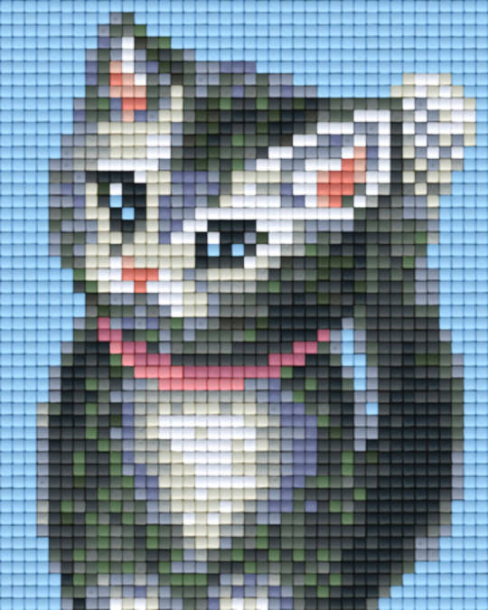 Kitten One [1] Baseplate PixelHobby Mini-mosaic Art Kits